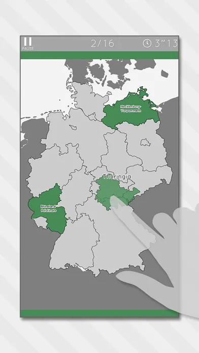 Germany Map Puzzle स्क्रीनशॉट