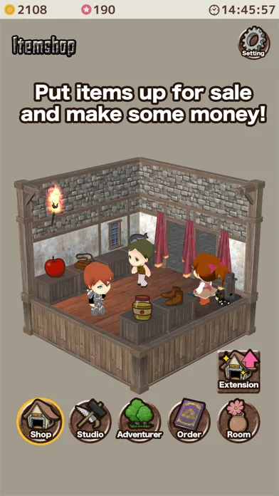 Item shop - crafting game Screenshots
