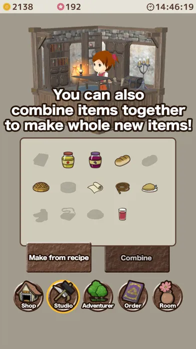 Item shop - crafting game Screenshots