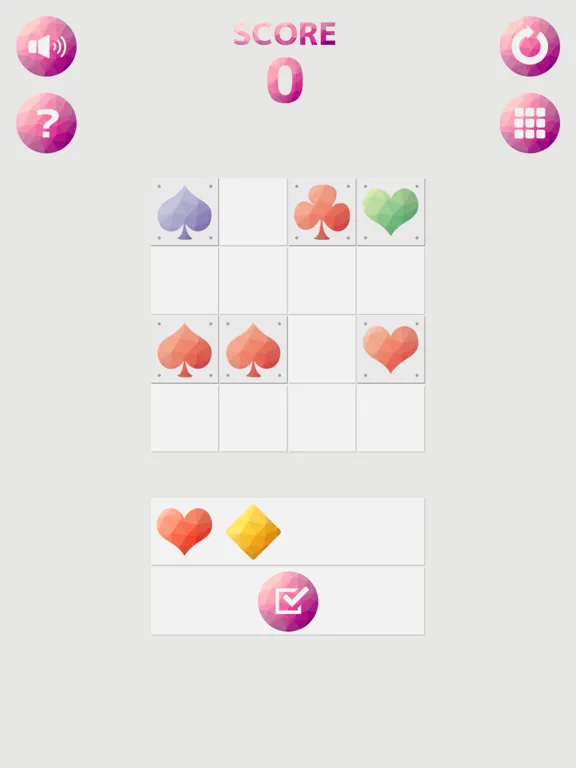 Suit Puzzle iPad  スクリーンショット