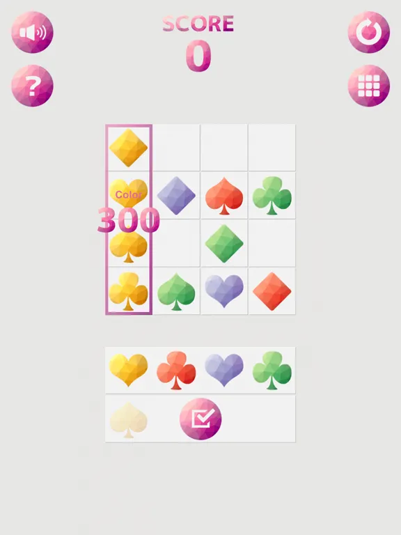Suit Puzzle iPad  スクリーンショット