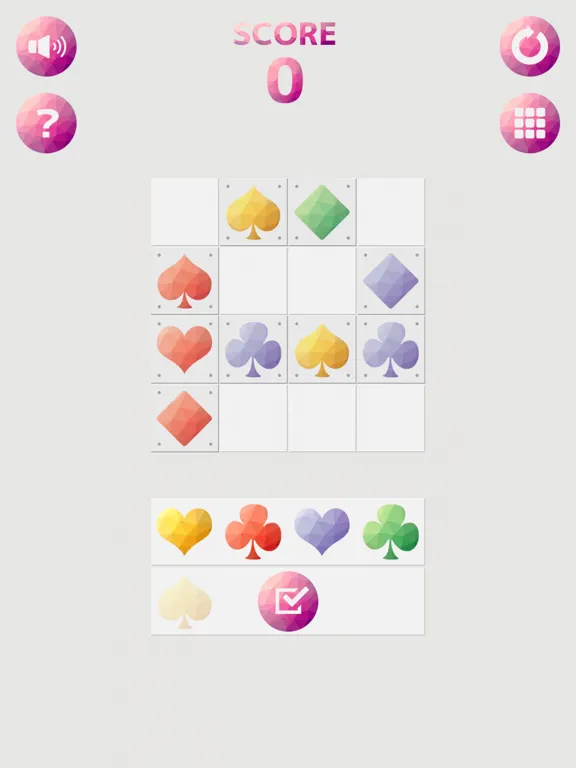 Suit Puzzle iPad  スクリーンショット