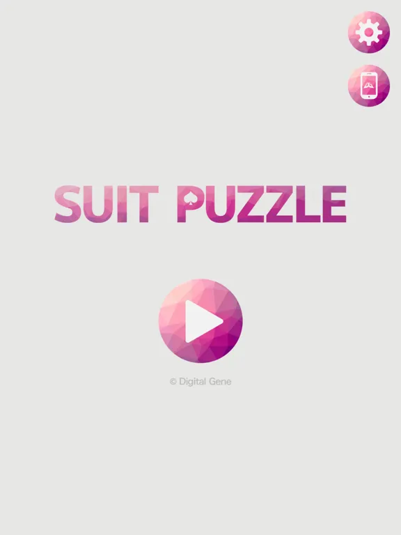 Suit Puzzle iPad  スクリーンショット