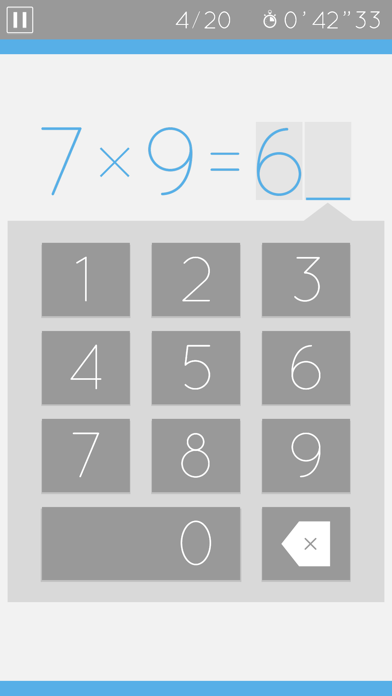Zrzuty ekranu Enjoy Learning Times Tables