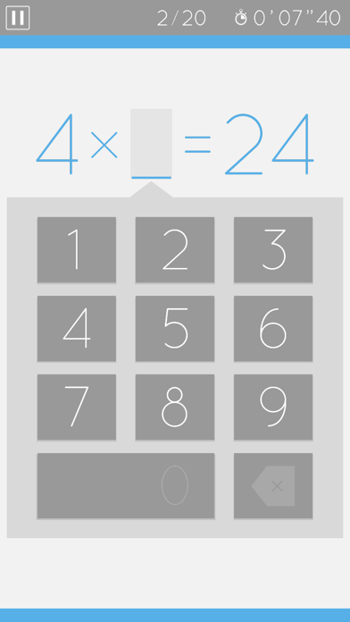 Zrzuty ekranu Enjoy Learning Times Tables