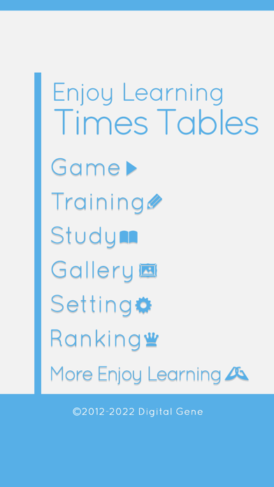 Zrzuty ekranu Enjoy Learning Times Tables