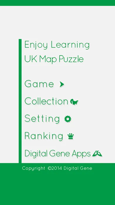 Enjoy Learning UK Map Puzzle スクリーンショット
