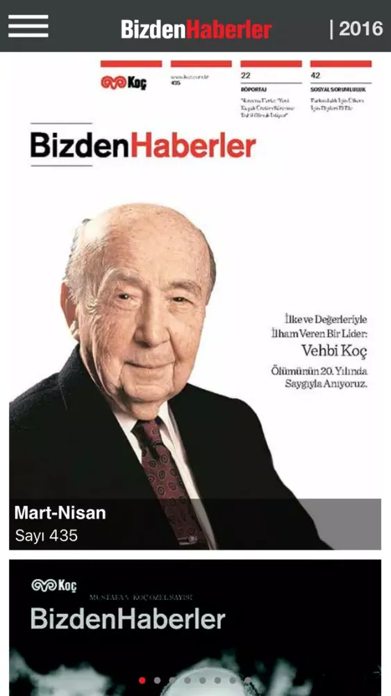 Ảnh chụp màn hình của Bizden Haberler Dergisi
