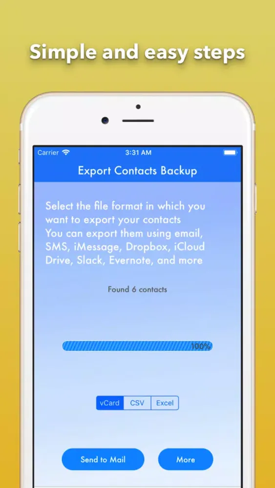 Export Excel Contact Cleaner Screenshots