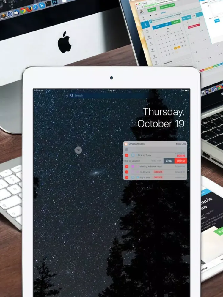 Captures d'écran de 7 Star - Reminders Widget Pro iPad 