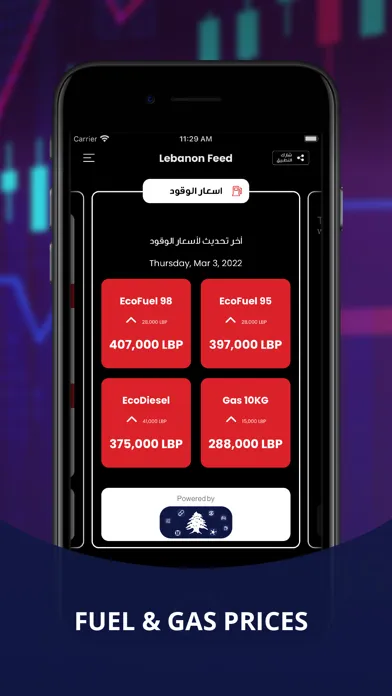 Lebanon Feed: Adde Dollar,Fuel স্ক্রিনশট