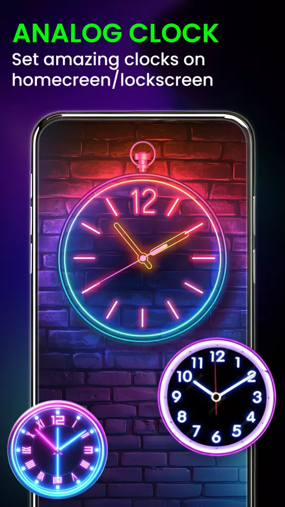 Neon Digital Clock应用截图