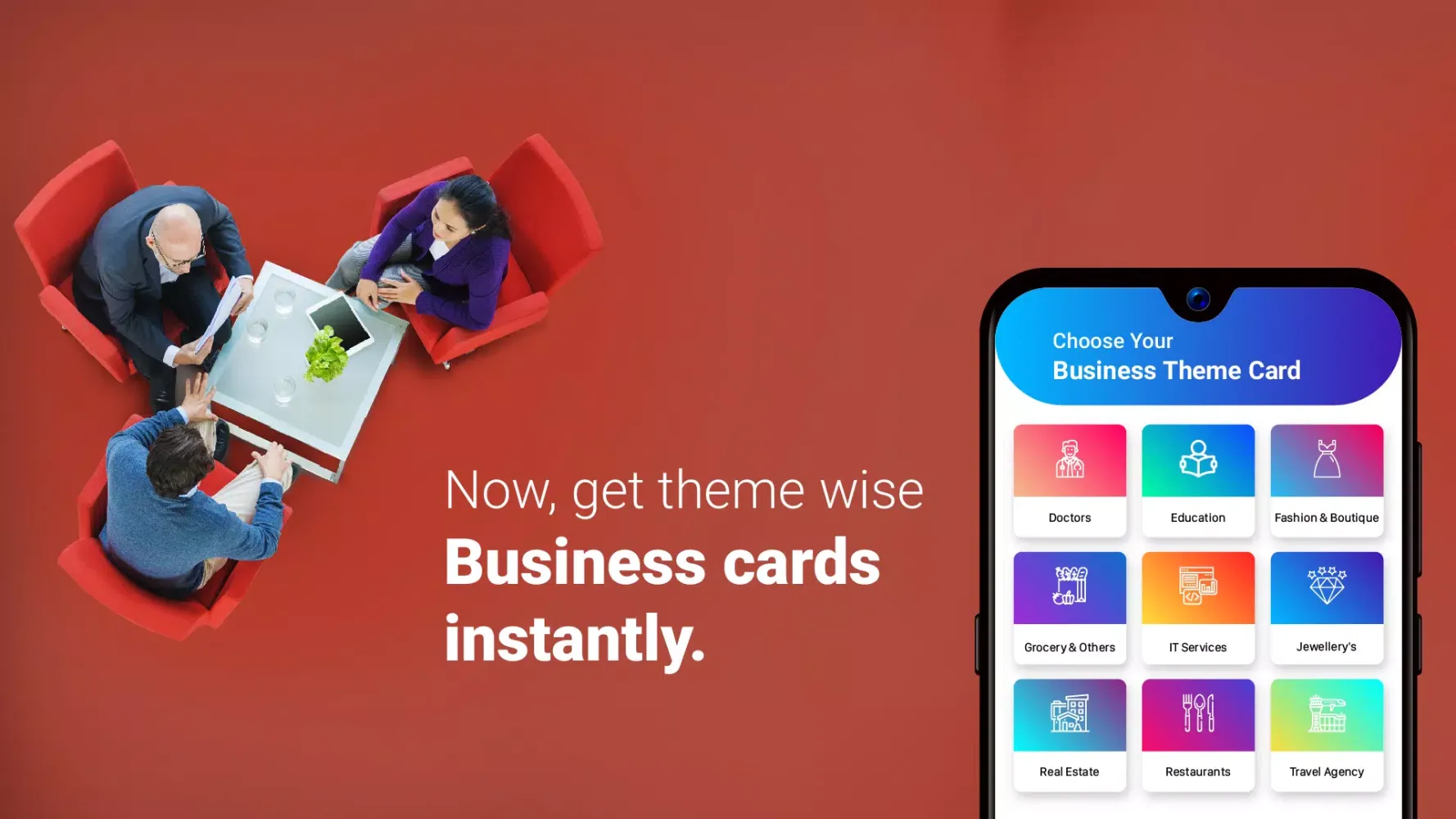 Digital Business Card-Design & Screenshots