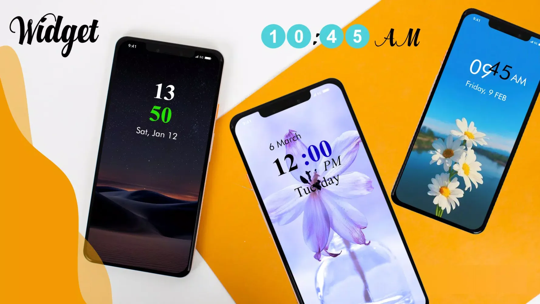 Digital Clock Widget Screenshots