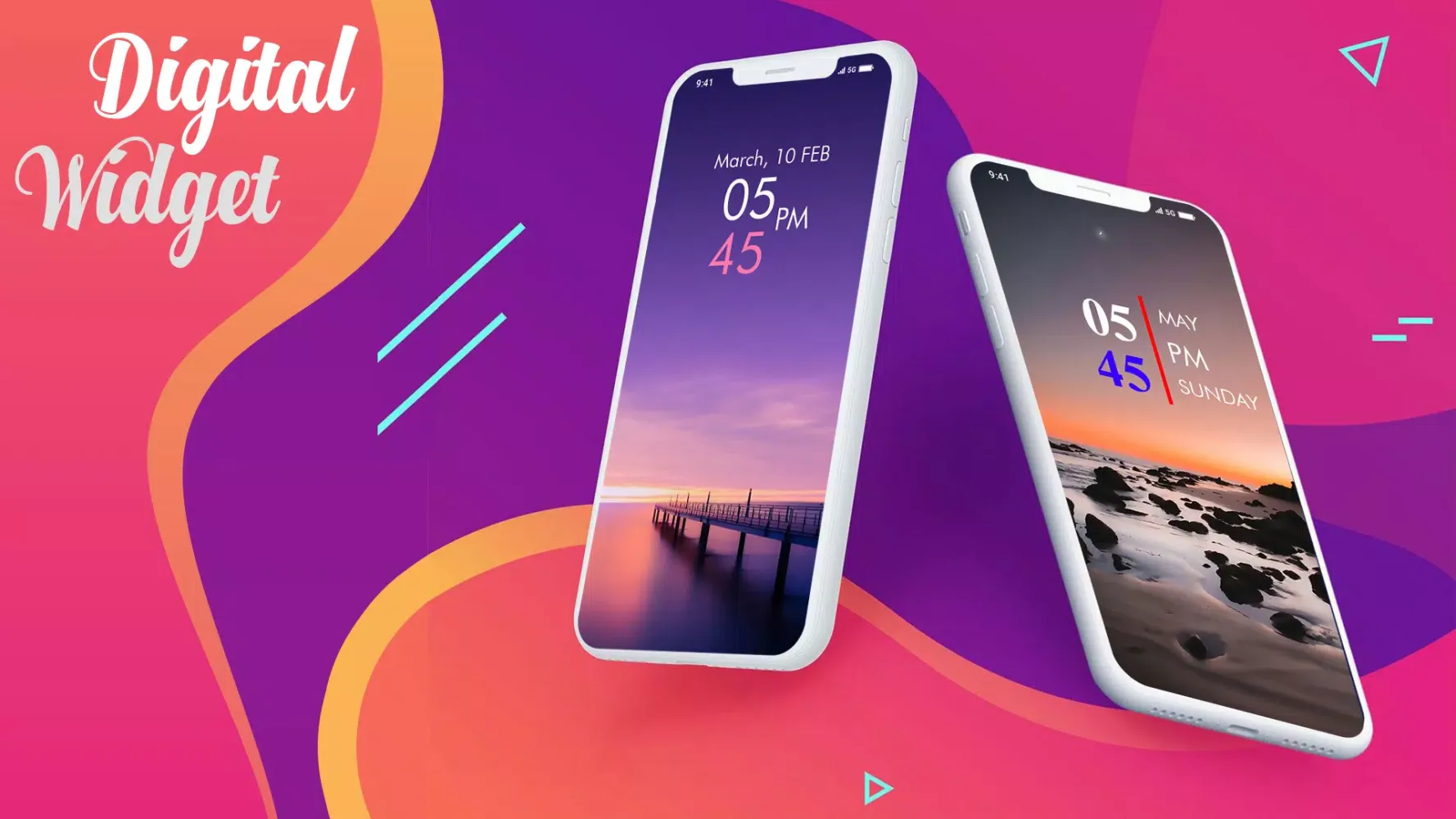 Digital Clock Widget Screenshots
