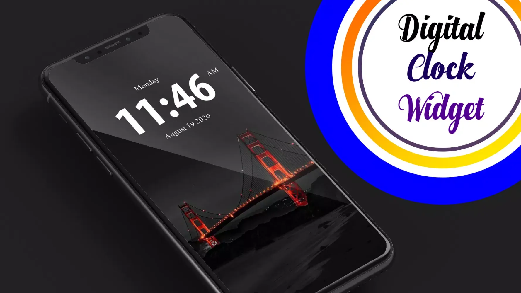 Digital Clock Widget Screenshots