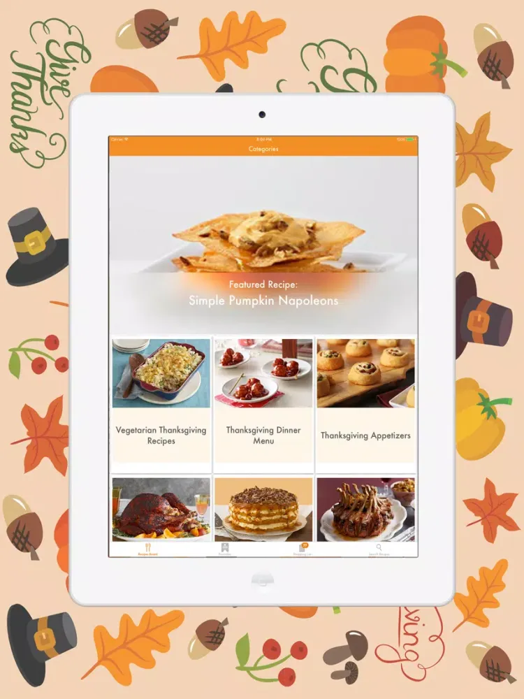 Recipes Cookbook-Making Dishes iPad  Ekran Görüntüleri