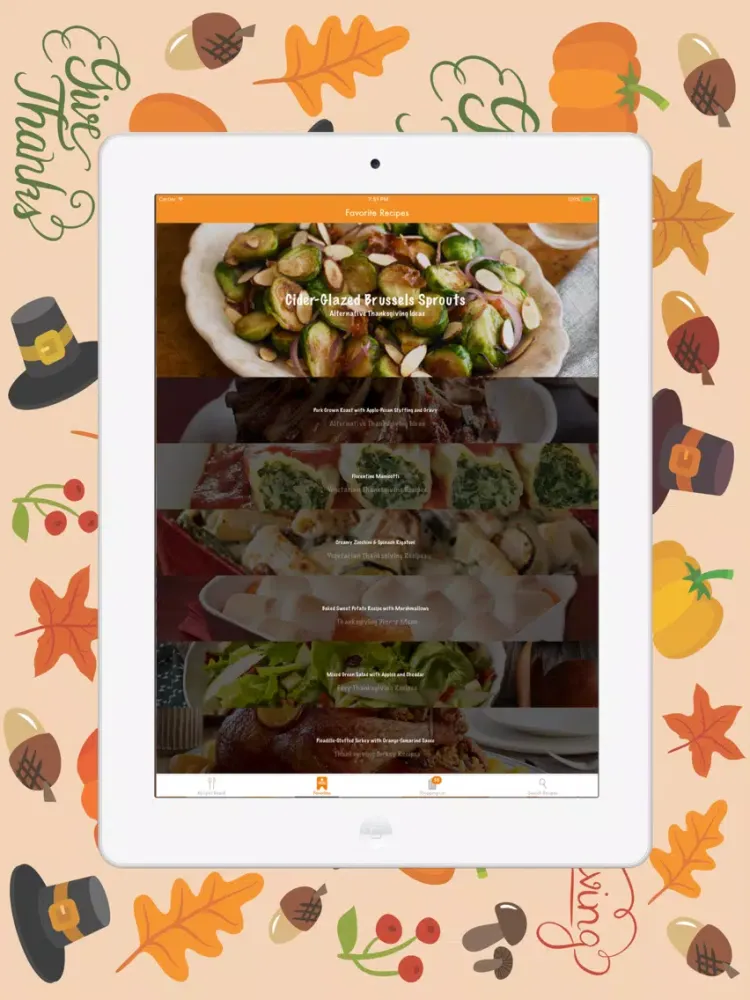 Recipes Cookbook-Making Dishes iPad  Ekran Görüntüleri