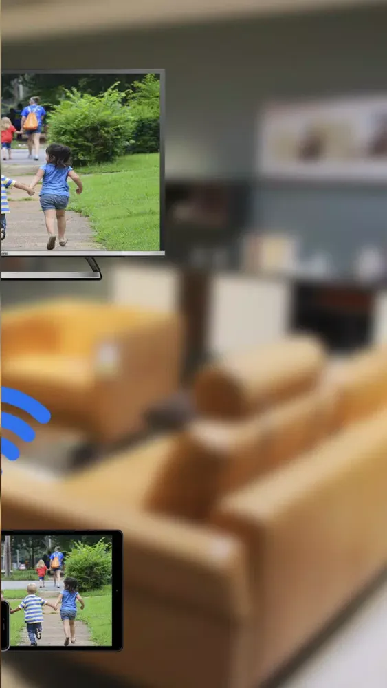Tangkapan skrin Pro Mirror Cast Panasonic TV