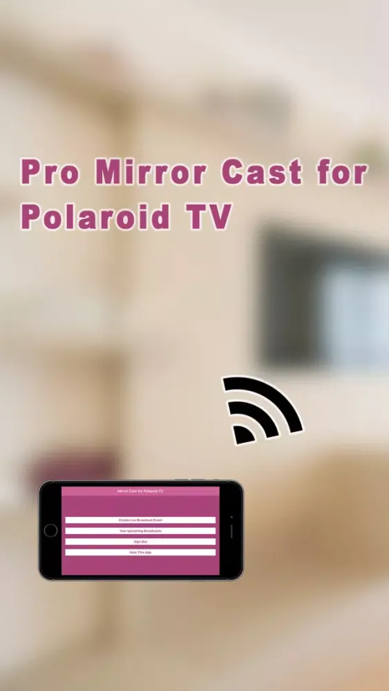 Pro Mirror Cast 4 Polaroid TV Screenshots