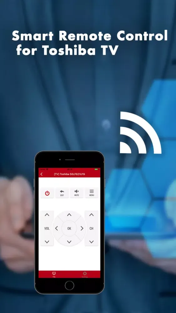 Tangkapan skrin Smart Remote for Toshiba TVs
