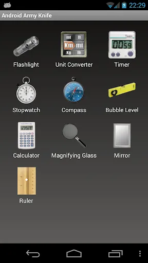 Army Knife for Android سکرین شاٹس