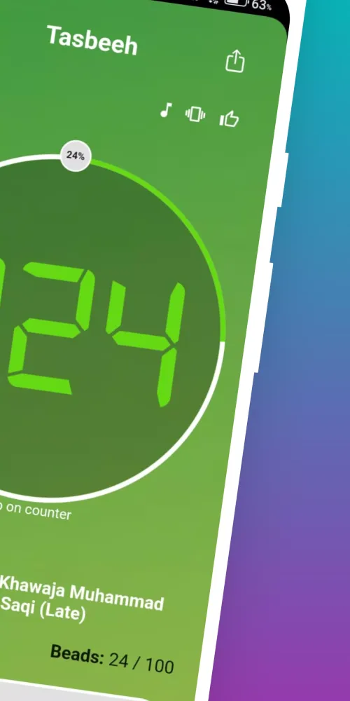 Offline Tasbeeh Counter Zikir Screenshots