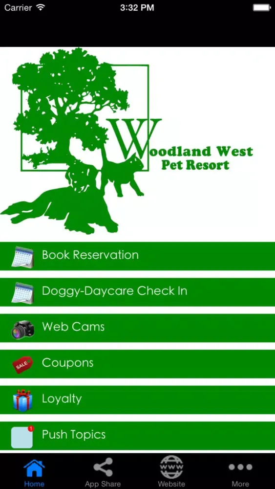 Tangkapan layar Woodland West Pet Resort Tulsa
