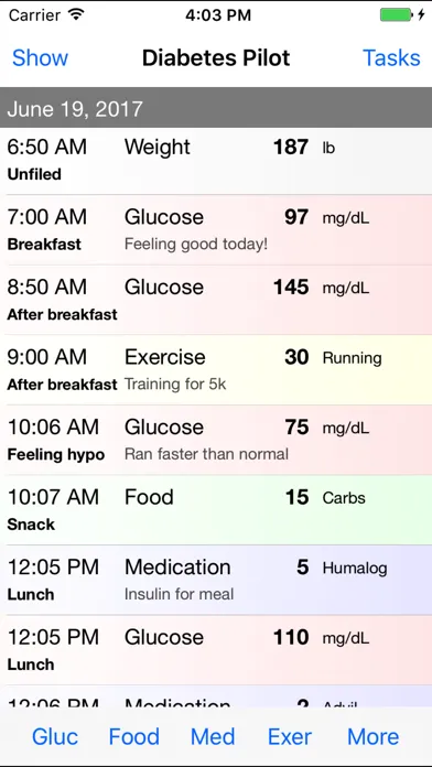 Diabetes Pilot Pro স্ক্রিনশট
