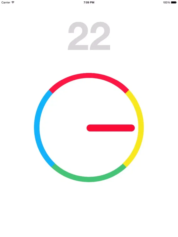 Crazy Spin Colors : impossible rotating dial for brain reflex challenge iPad  Screenshots