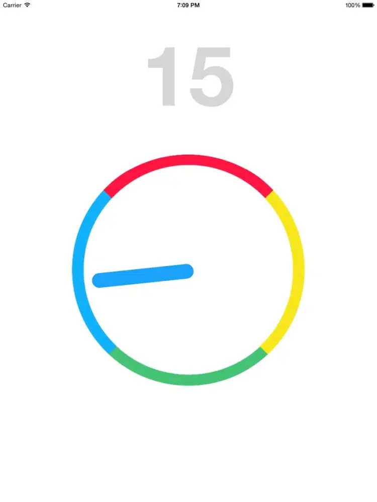 Crazy Spin Colors : impossible rotating dial for brain reflex challenge iPad  Screenshots