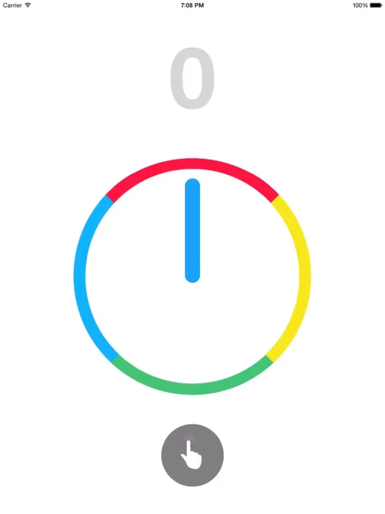 Crazy Spin Colors : impossible rotating dial for brain reflex challenge iPad  Screenshots
