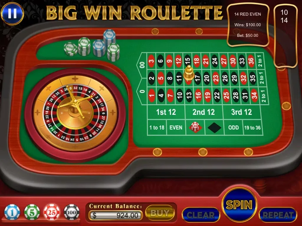 Big Win Roulette Free: ultimate vegas casino winning experience iPad  Ekran Görüntüleri
