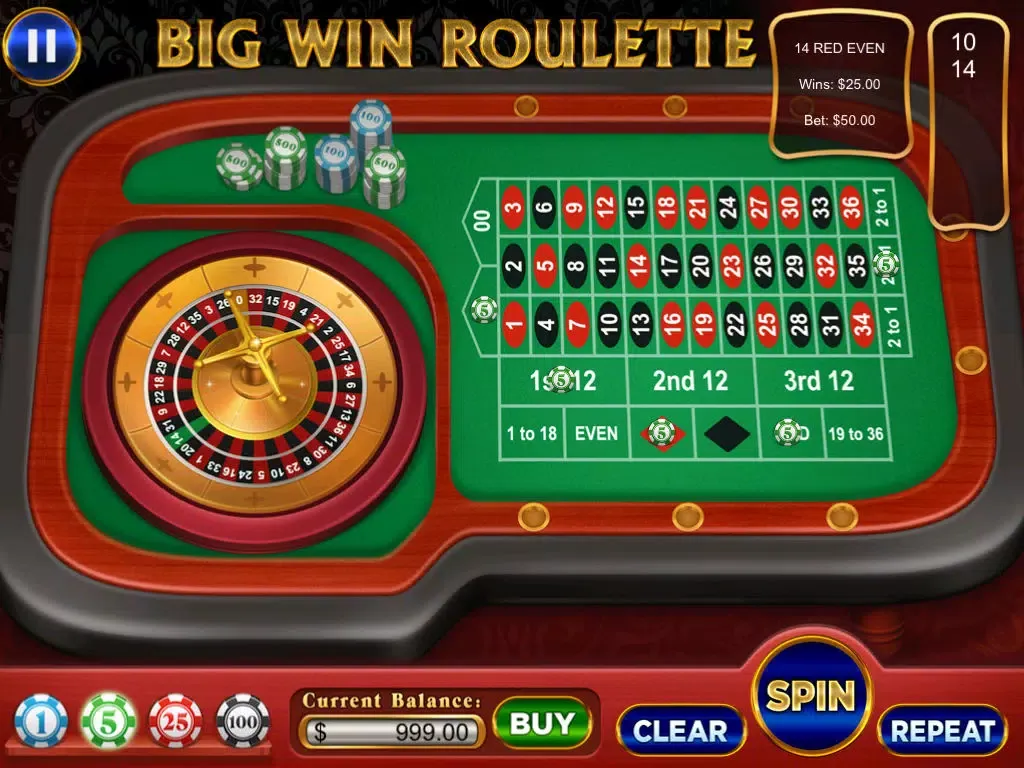 Big Win Roulette Free: ultimate vegas casino winning experience iPad  Ekran Görüntüleri