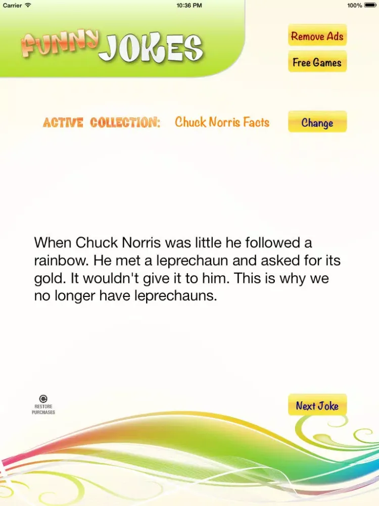 Скриншоты Funny Jokes: Hand Picked Joke Collection iPad 