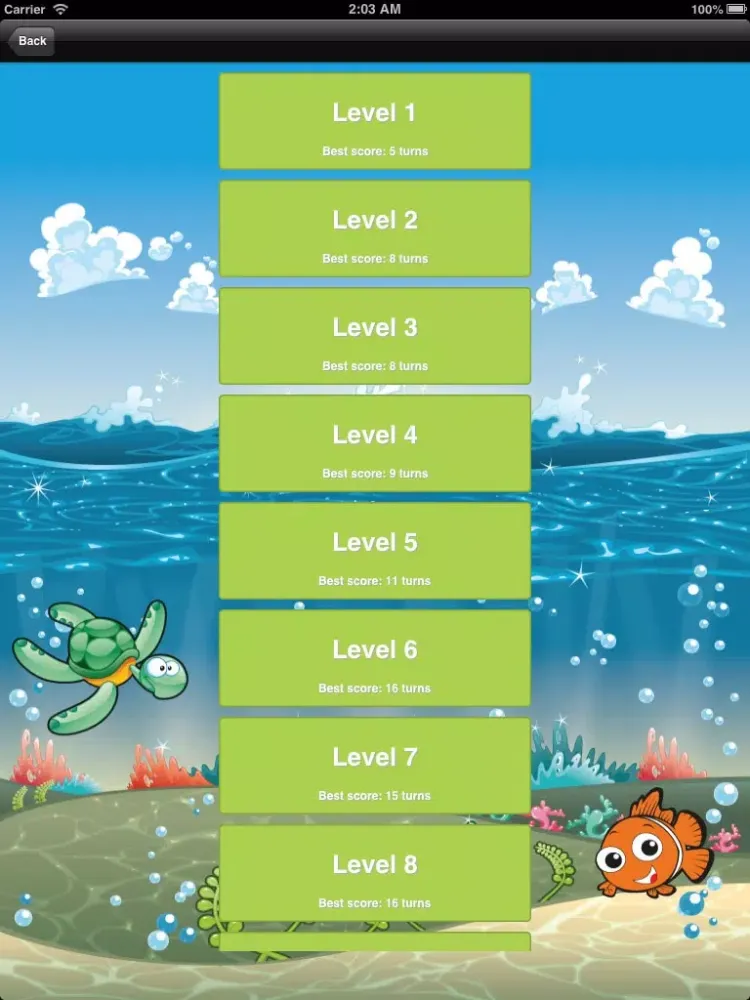 Скриншоты Gold Reef Cards Match iPad 