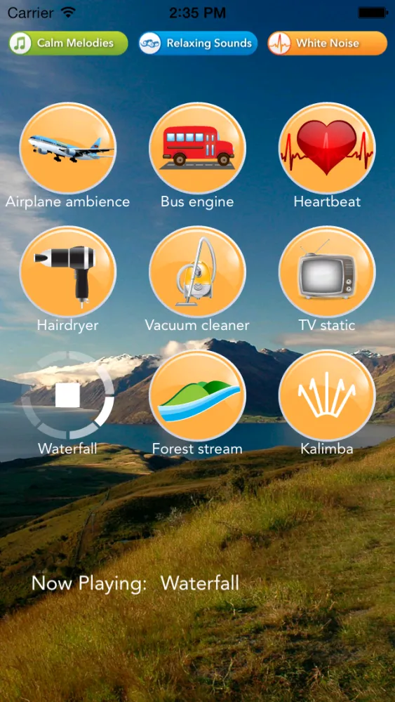 Relaxing Sounds: meditation music, zen & nature sounds, white noise for better sleep and relaxation Screenshots