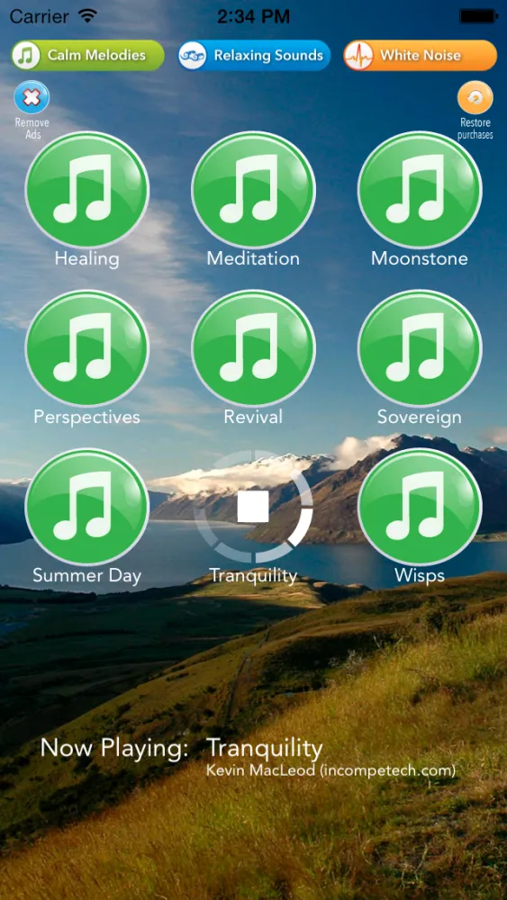 Relaxing Sounds: meditation music, zen & nature sounds, white noise for better sleep and relaxation Screenshots