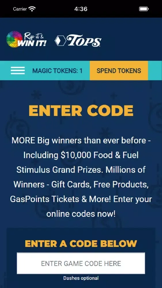 Скриншоты TOPS Rip It & Win It!