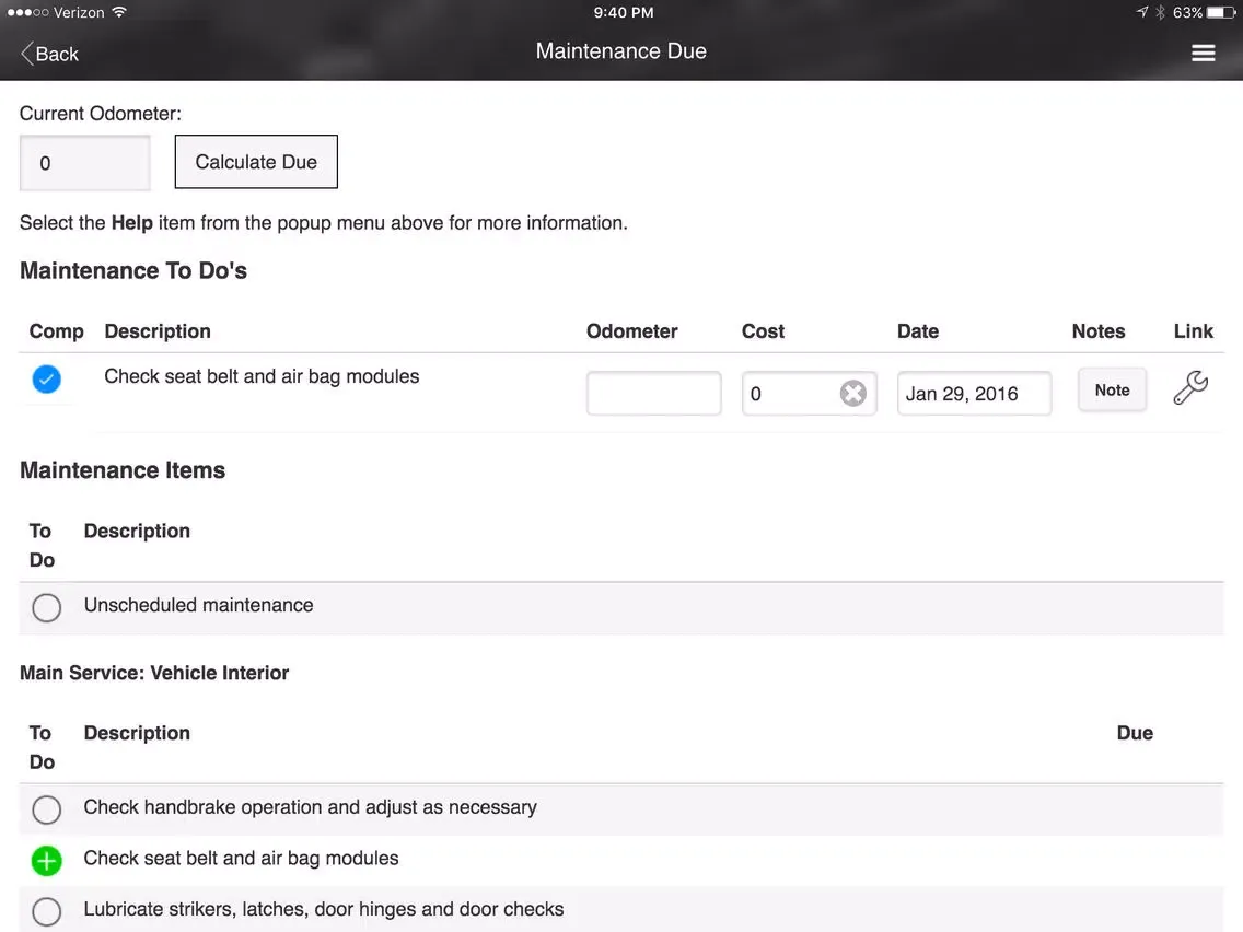 ภาพหน้าจอของ Digital Auto Guides MGF Maintenance Manual iPad 