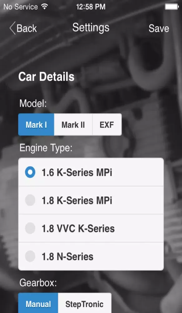 ภาพหน้าจอของ Digital Auto Guides MGF Maintenance Manual