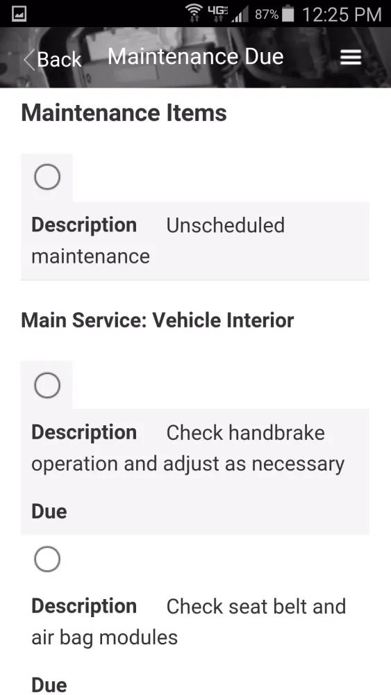 DAG MG TF2 Maintenance Manual Screenshots