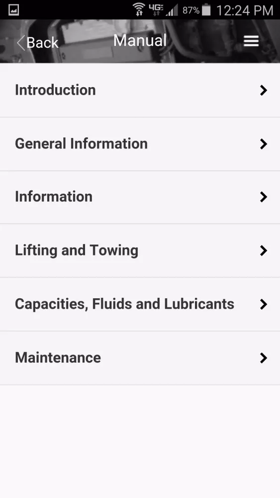DAG MG TF2 Maintenance Manual Screenshots