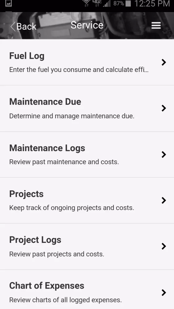 DAG MG TF2 Maintenance Manual Screenshots