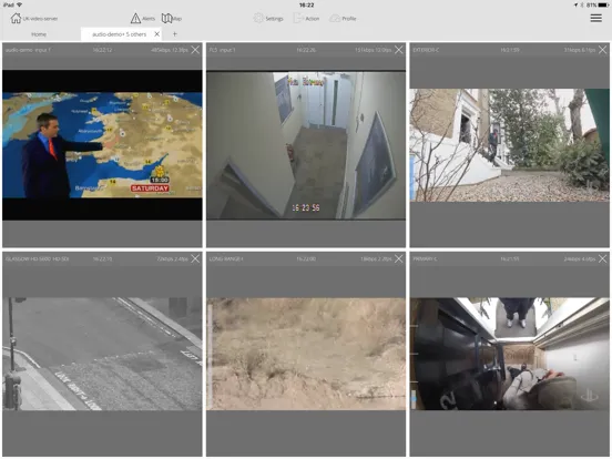 EdgeVis Client iPad  Screenshots
