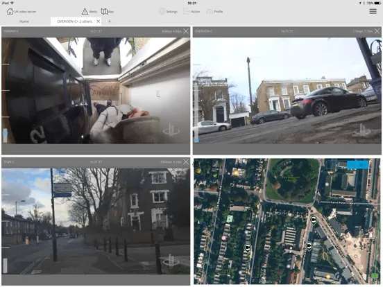 EdgeVis Client iPad  Screenshots