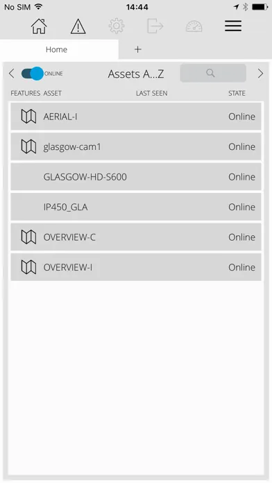 EdgeVis Client Screenshots