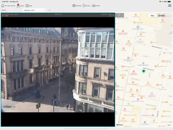 Capturas de pantalla de Smart Vision Client iPad 