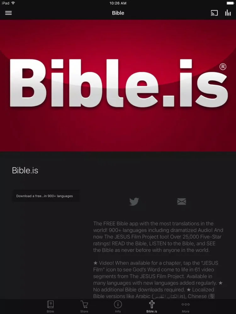 Captures d'écran de The Bible Society in Cambodia iPad 