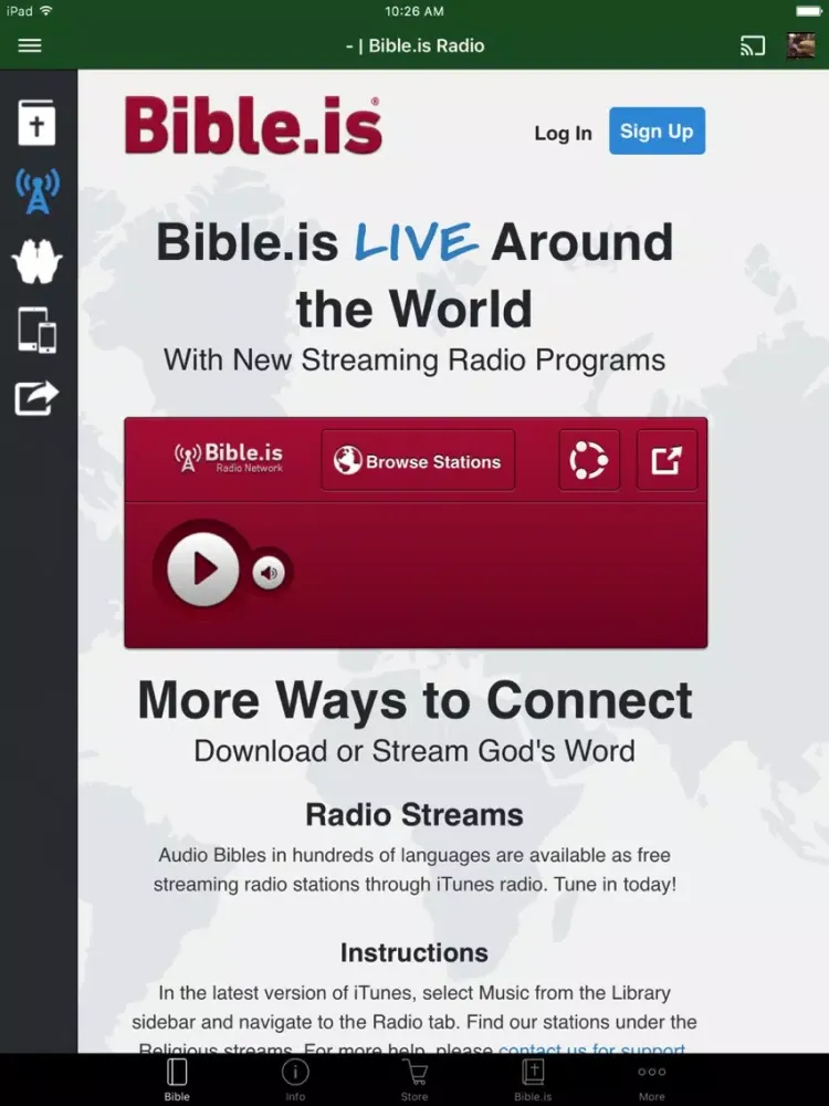 Zrzuty ekranu Bible Society in Gambia iPad 